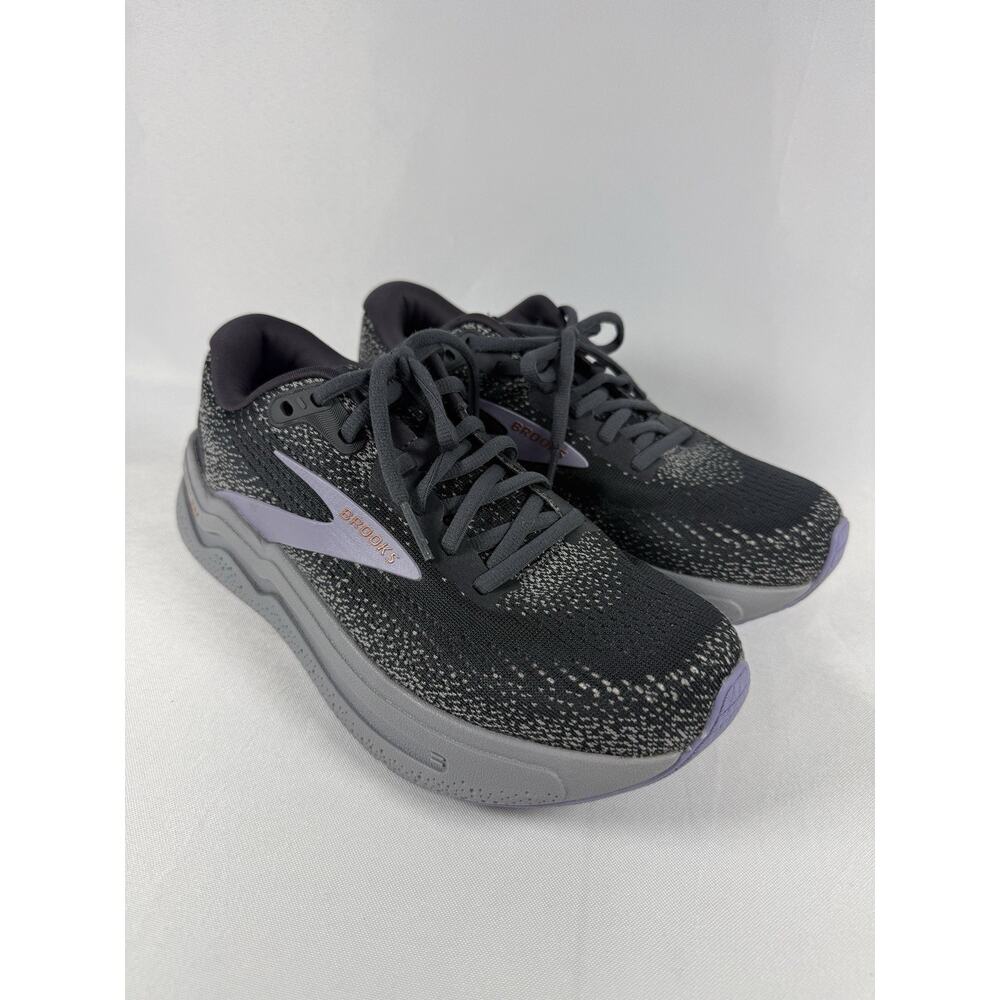 Brooks Ghost Max Women’s Size 6.5 Black Purple Running Shoes EU 37.5